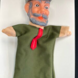 Vintage Woodsman hand puppet (0217)